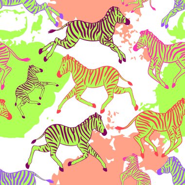 çalışan Zebra desen