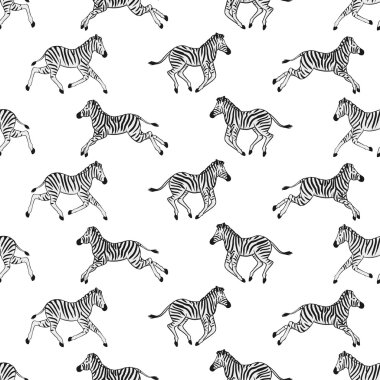 çalışan Zebra desen