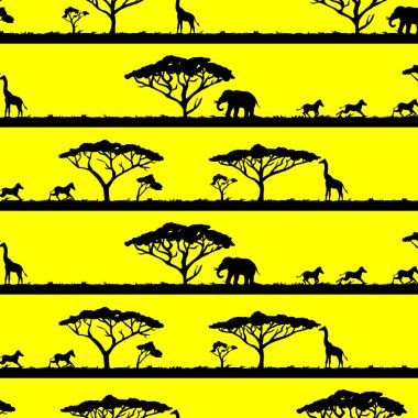 Afrika doğa ve hayvanlar