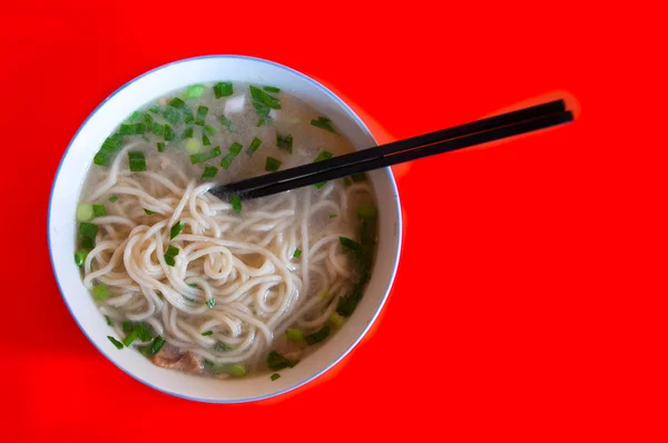 単純な小麦麺、北京、中国のボウル — ストック写真