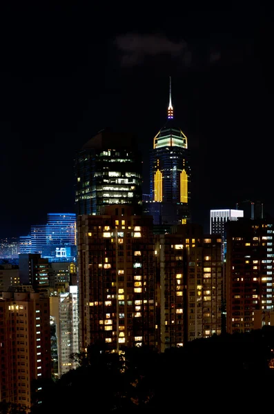 Central Plaza by Night, Hong Kong — Stock Photo, Image