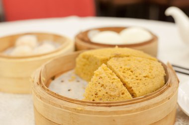 bir hong kong dim sum restoranı hizmet pandispanya buğulama