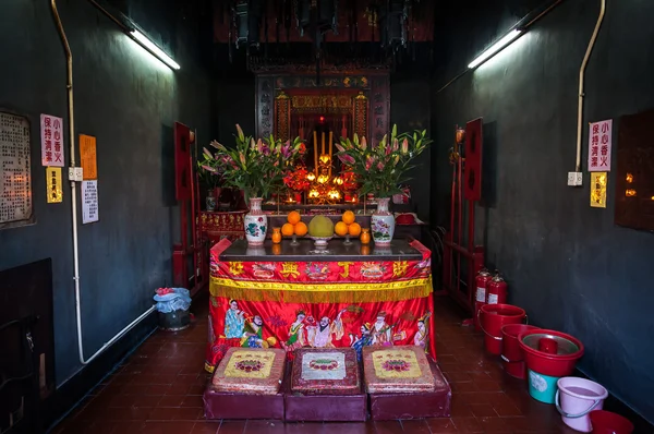 Interno del locale Tempio di Tin Hau, Hong Kong — Foto Stock