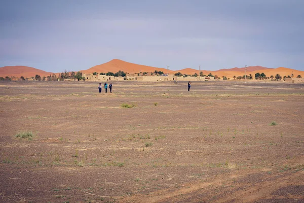 Dunes Merzouga Erg Chebbi Marruecos — Foto de Stock