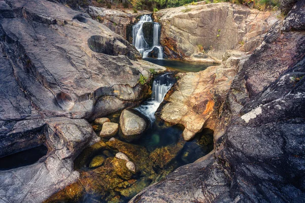 Cachoeira Oia Galiza Espanha — Fotografia de Stock