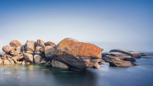 Rocks Wybrzeżu Galicji Hiszpania — Zdjęcie stockowe