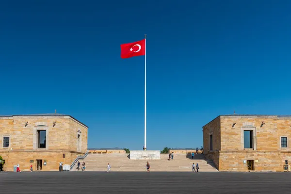 Ankara Turquía Septiembre 2020 Anitkabir Anitkabir Mausoleo Mustafa Kemal Ataturk — Foto de Stock