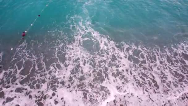 Pájaros Vista Del Hermoso Mar Egeo Color Turquesa Fethiye Mugla — Vídeos de Stock