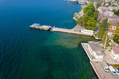 HEREKE, KOCAELI, TURKEY. Hereke is a town in Kocaeli province, Turkey. Aerial view with drone.