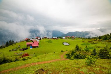 BADARA PLATEAU in Rize, Turkey. This plateau located in Camlihemsin district of Rize province. Kackar Mountains region.