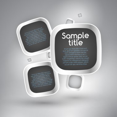 Konuşma balonları arkaplanı