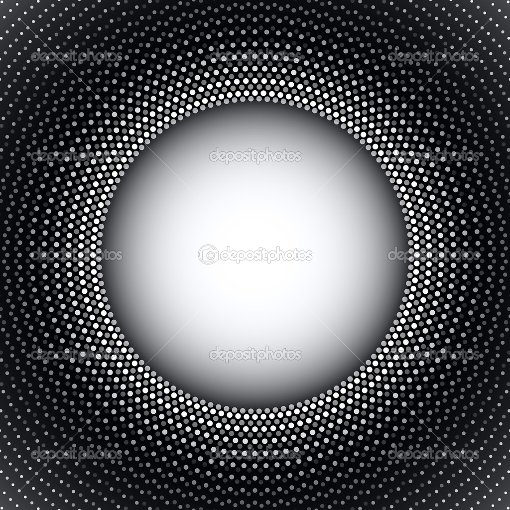 Rounded bubbles on dark background - gray