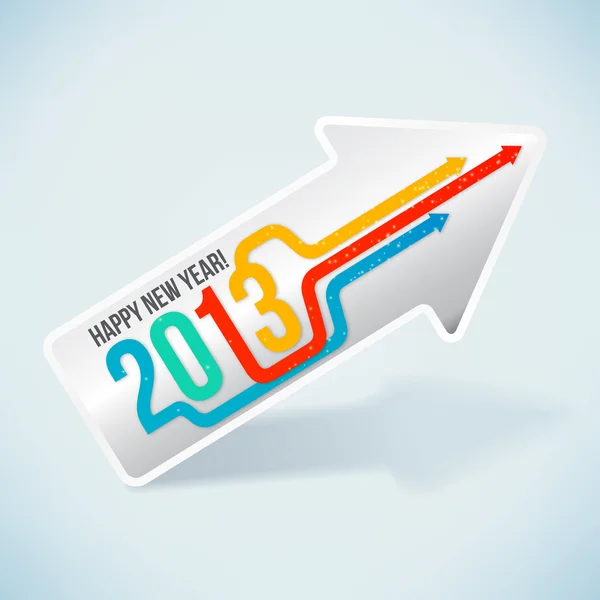 Szczęśliwego nowego roku 2013! — Wektor stockowy