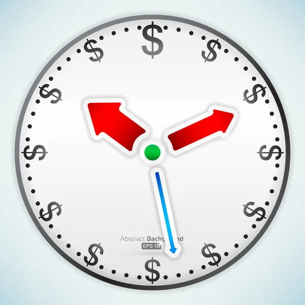 Time Is Money - Dollar — Stock Vector