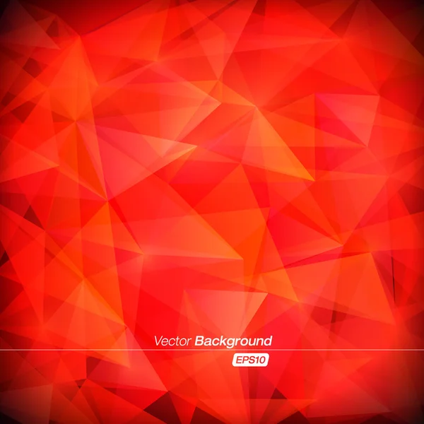 Abstract Triangles Background - Red — Stock Photo, Image