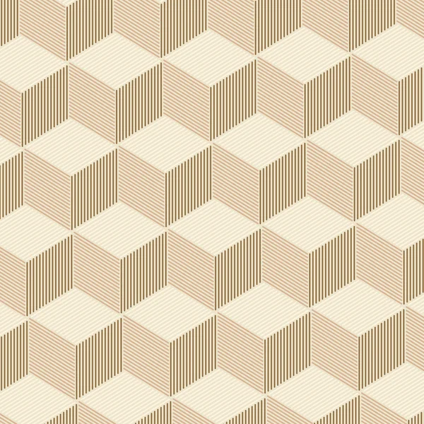 Abstracte kubussen achtergrond - licht bruin — Stockfoto