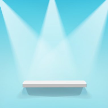 Üç projektör soyut gösteren resim