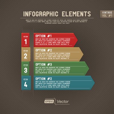 ayrıntılı renkli Infographic elemanları