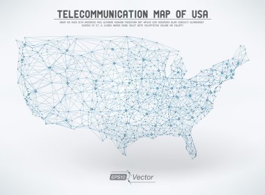 soyut telekomünikasyon usa Haritası