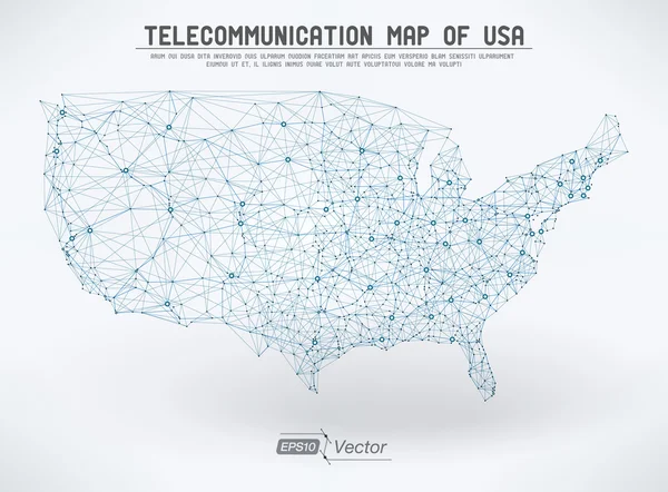 soyut telekomünikasyon usa Haritası