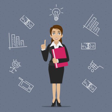 iş kadını iş fikri