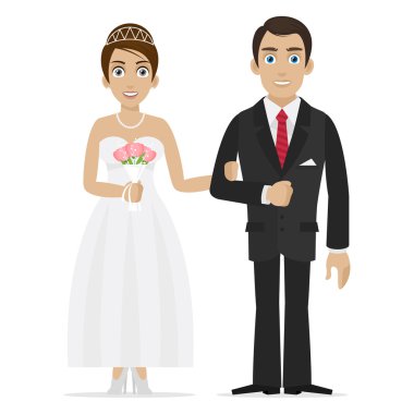 damat ve gelin eller