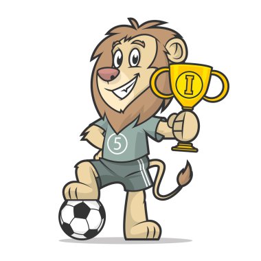 Aslan futbolcu Kupası ilk yer tutar