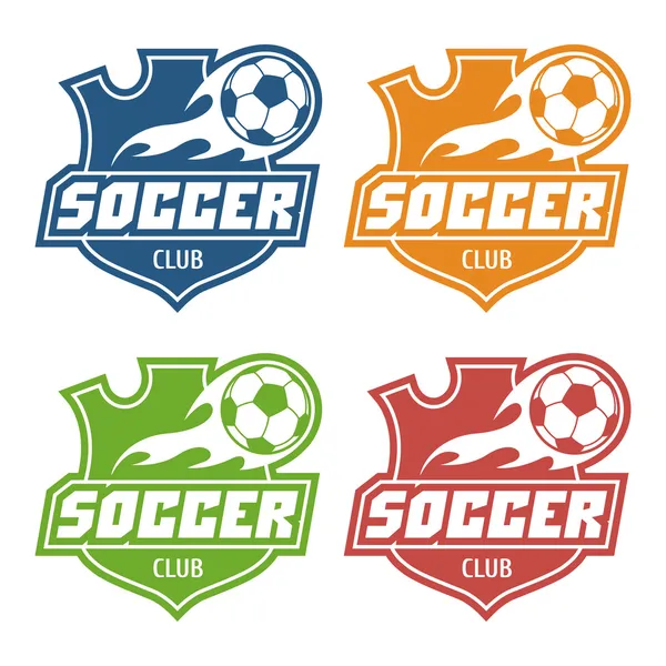 Emblema del club de fútbol — Vector de stock