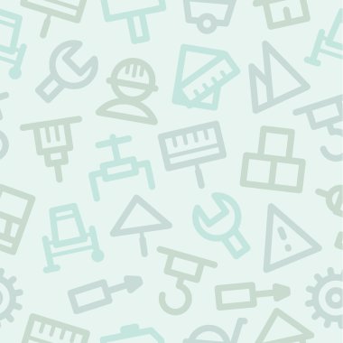 Onarım inşaat desen Icons set