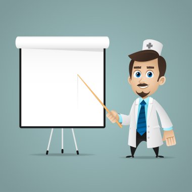flipchart noktalarında doktor