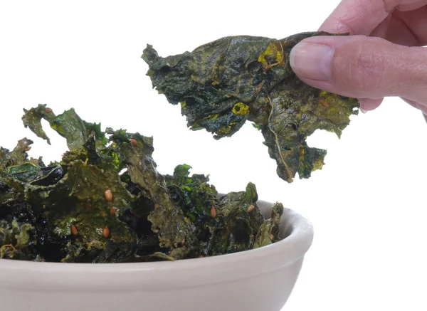 Kale Chips — Stock Image Kale Chips Royalty Free Stock Images