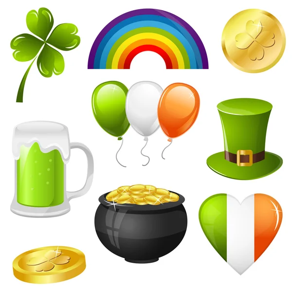 Saint Patrick's day symbols — Stock Vector