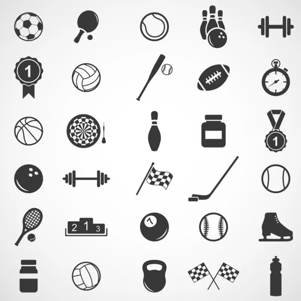 Iconos deportivos Vector De Stock