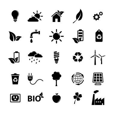 ekoloji simgeleri ayarlandı