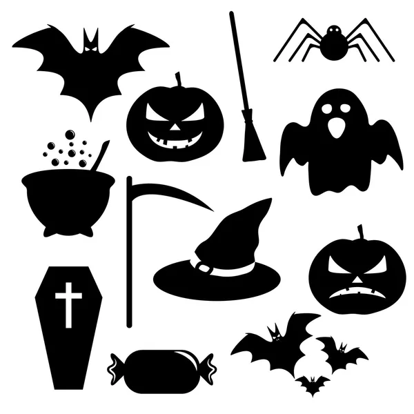 Halloween pictogrammen Vectorbeelden