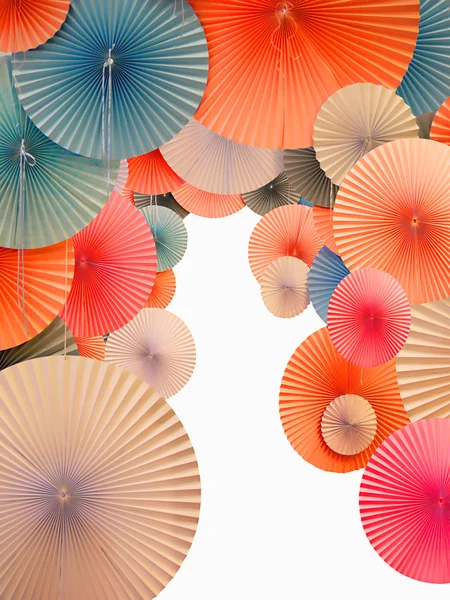 亚洲纸遮阳伞 — 图库照片