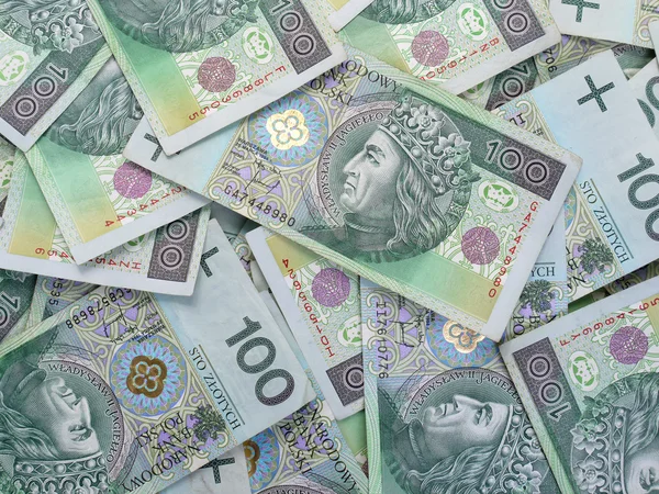 Polish zloty — Stock Photo, Image