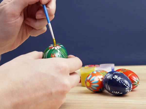 Easter egg painting — Stock Photo, Image