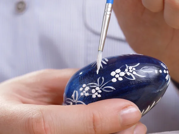 Easter egg painting — Stock Photo, Image