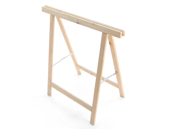 Sawhorse en bois — Photo