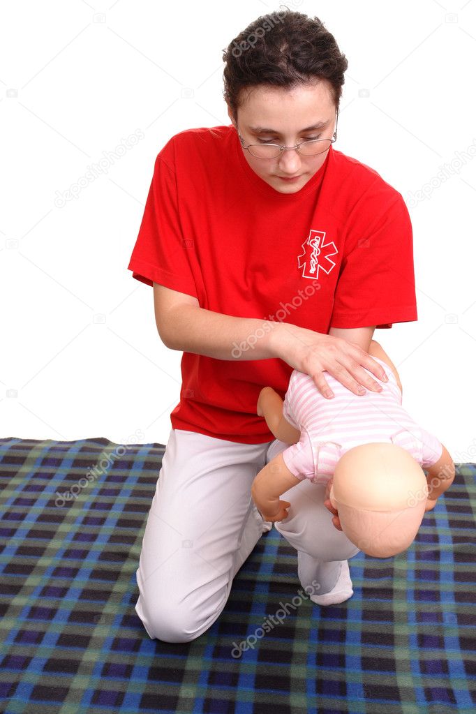 Infant suffocation rescue demonstration