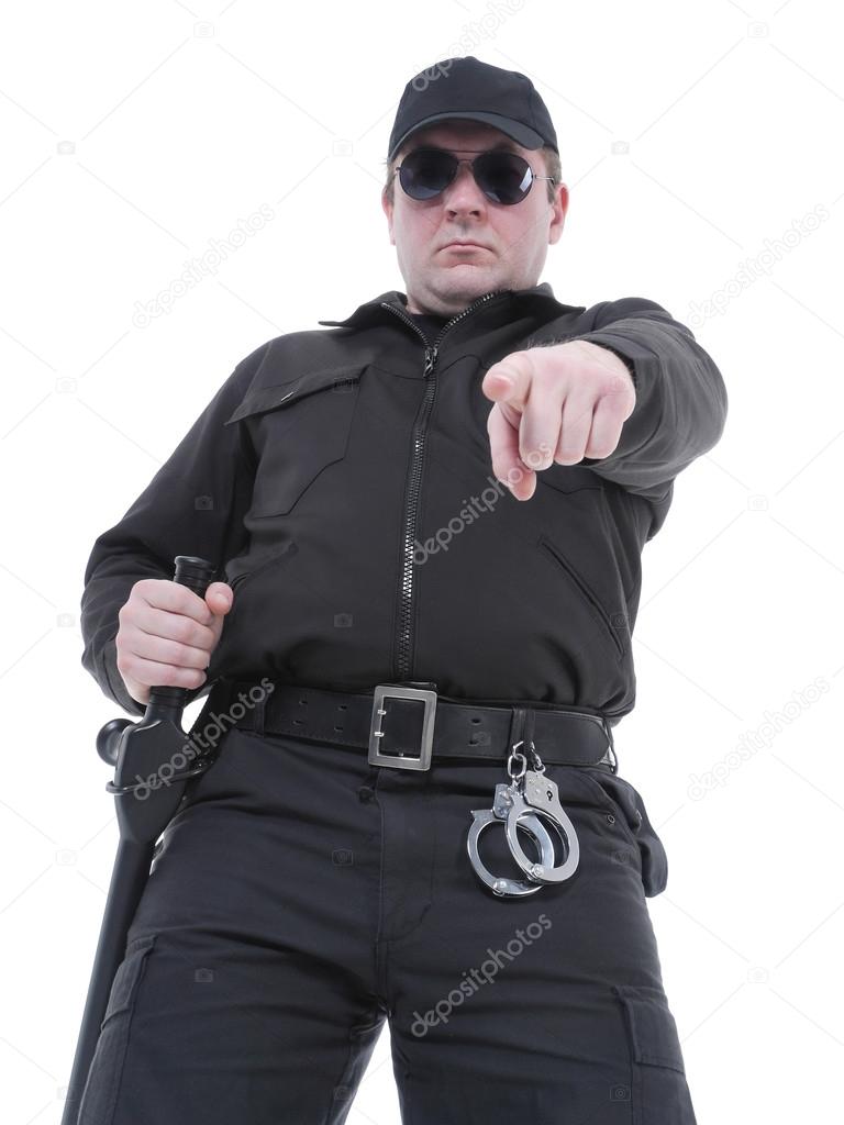 Ordering policeman
