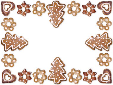 Noel zencefilli kurabiye çerçeve