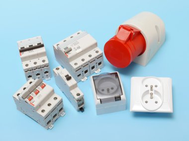 Electrical components clipart