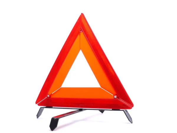 Треугольник предупреждения — стоковое фото