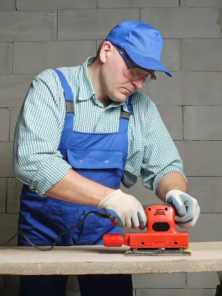 Sanding work — Stock Photo, Image