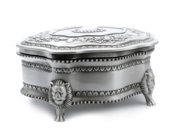 Silver casket — Stock Photo, Image