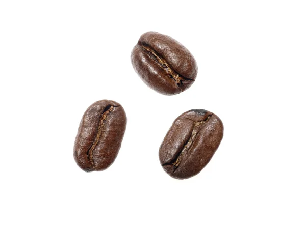 Three coffee beans — Stock Photo, Image