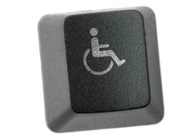 Handicapped key — Stock Photo, Image