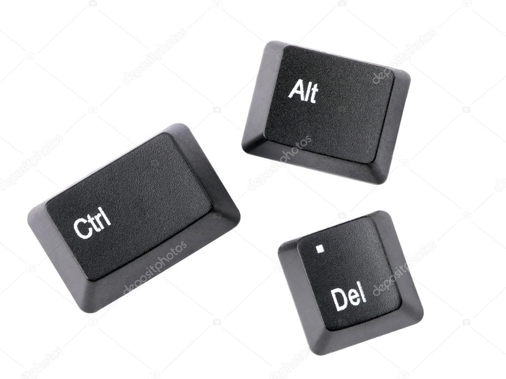 Ctrl, Alt, Del keys